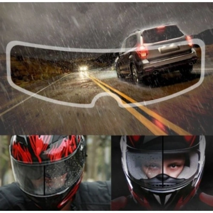 Mey İthalat® Motosiklet Kaskı Yağmur Kaydırıcı