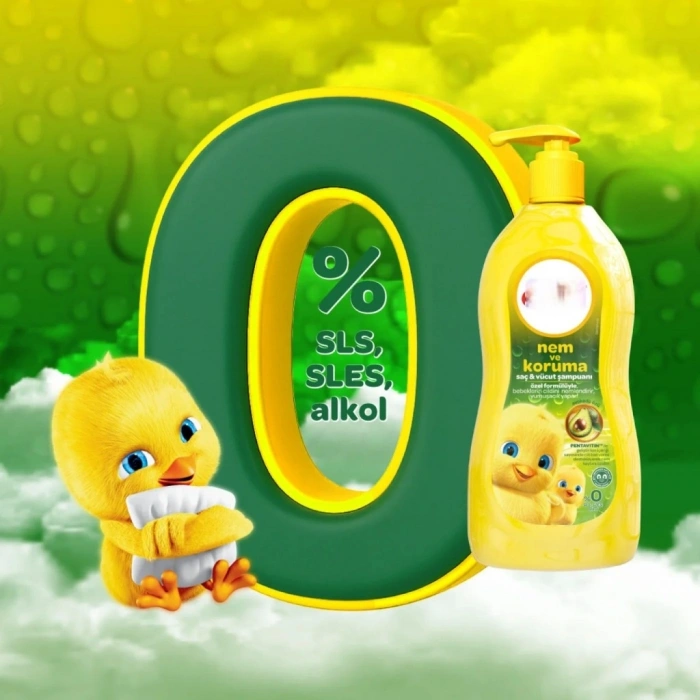 Mey İthalat® Nem Koruma Bebek Şampuanı 700 ml