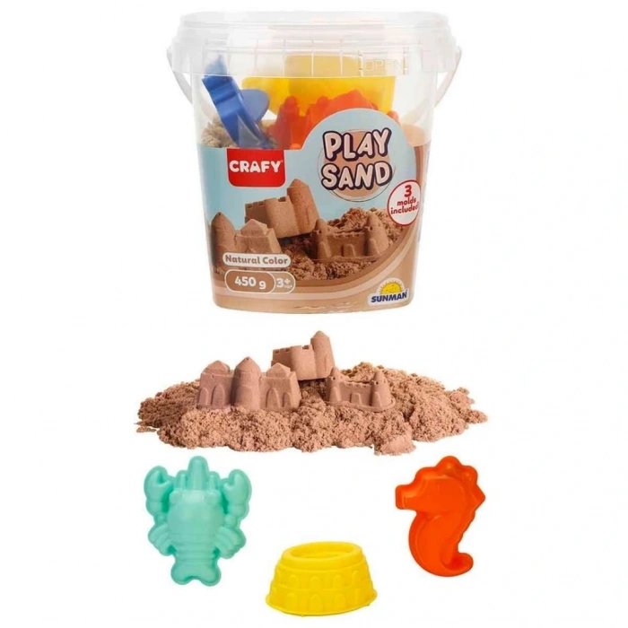 Mey İthalat® Oyun Kumu Seti Naturel 450 g