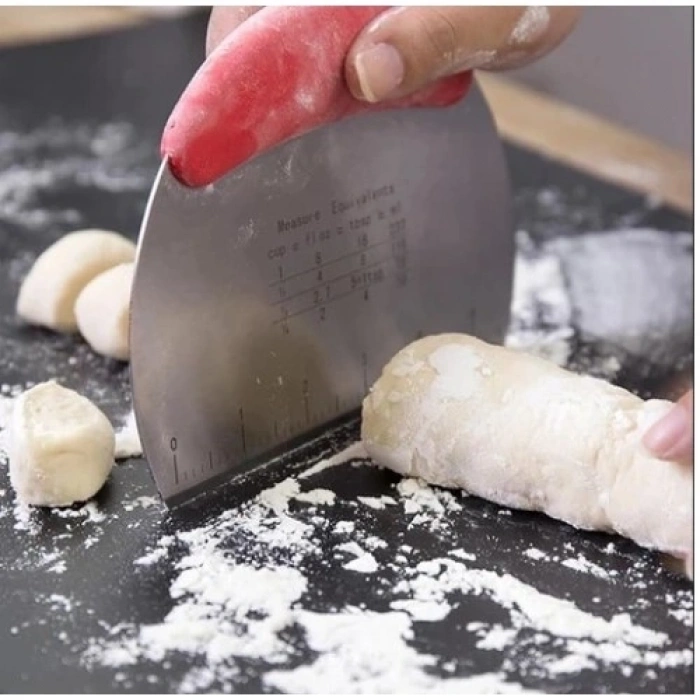 Mey İthalat® Paslanmaz Çelik Hamur Kesme ve Şekillendirme Spatulası