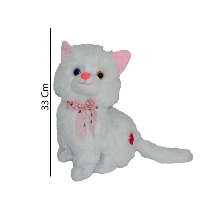 Mey İthalat® PELUŞ KEDİ 33CM HALLEY
