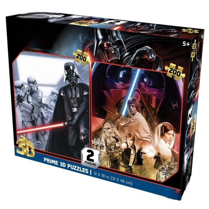 Mey İthalat® Prime 3D Clic İkili Puzzle 200 Parça