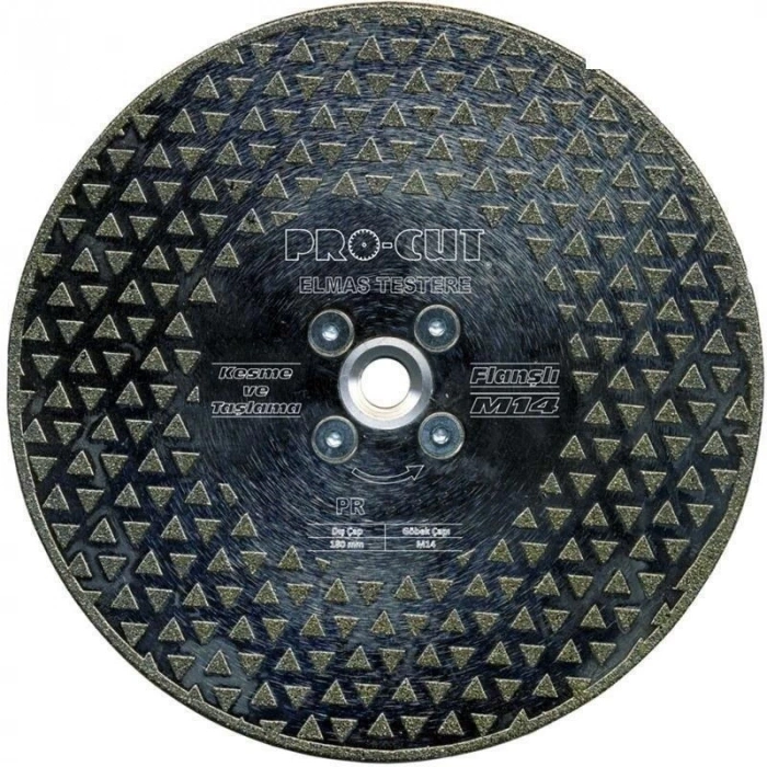 Mey İthalat® Procut 50959 DTF 180 Elmas Flanşlı Kesme Taşlama M14