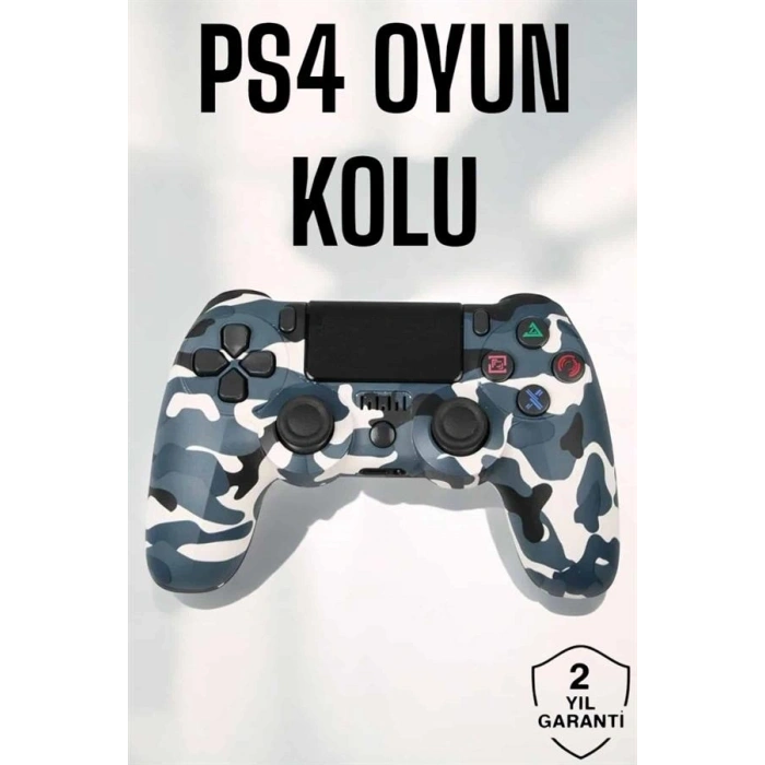 Mey İthalat® PS4 Oyun Kolu Kamuflaj Desenli Joystick
