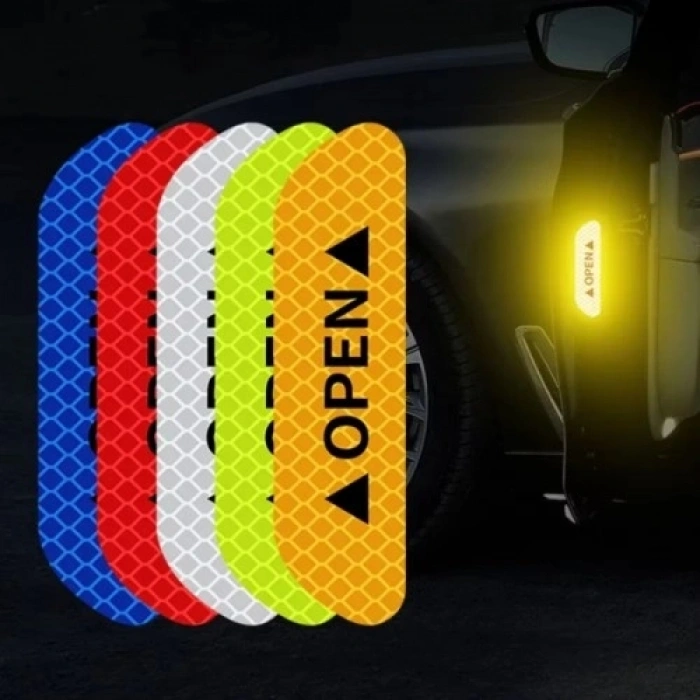 Mey İthalat® Reflektif Araç Kapı Stickerı