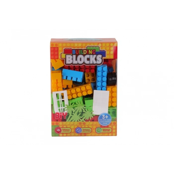 Mey İthalat® RENKLİ KUTUDA 84 PARÇA BLOK