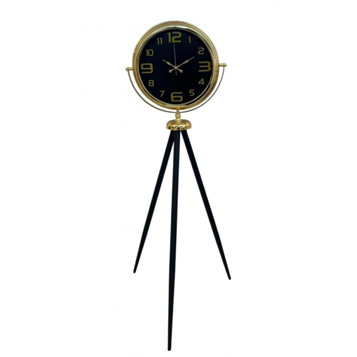 Mey İthalat® Royal Gold Tripod Ayaklı Saat