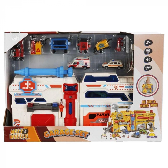 Mey İthalat® S00004539 MXX-GARAJ SET OTOPARK IŞIK/SES 4A.