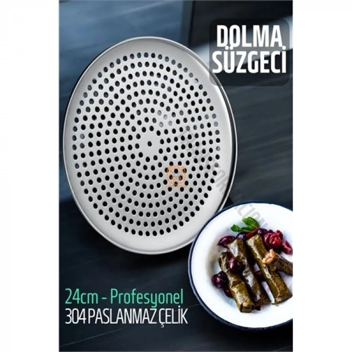 Mey İthalat® Sarma Dolma Süzgeci 24 cm 304 Paslanmaz Çelik 721318