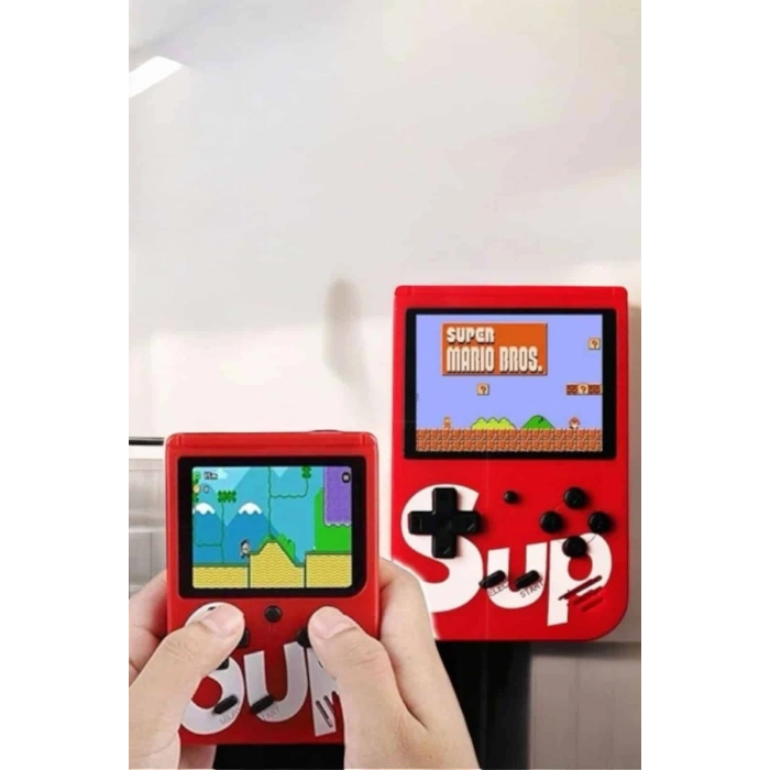 Mey İthalat® Taşınabilir El Atarisi SUP 400 Oyunlu Mini Oyun Konsolu