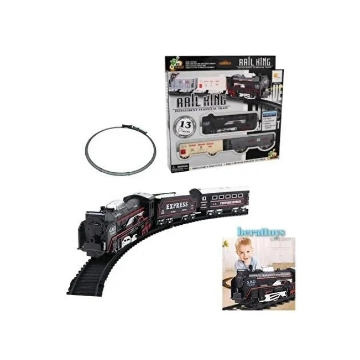 Mey İthalat® TL05 13 PARÇA IŞIKLI KLASİK TREN- ŞİM