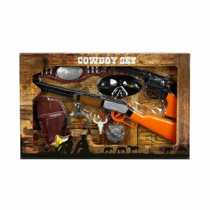 Mey İthalat® Tüfekli Kovboy Oyun Seti