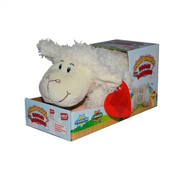 Mey İthalat® Türkçe Masal Anlatan Yastık Kuzucuk