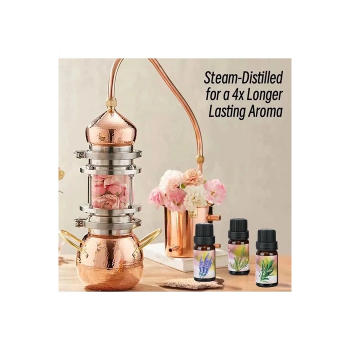 Mey İthalat® Uçucu Yağ Saf 3 LÜ Set Karışık Başlangıç Paketi Aroma Terapi