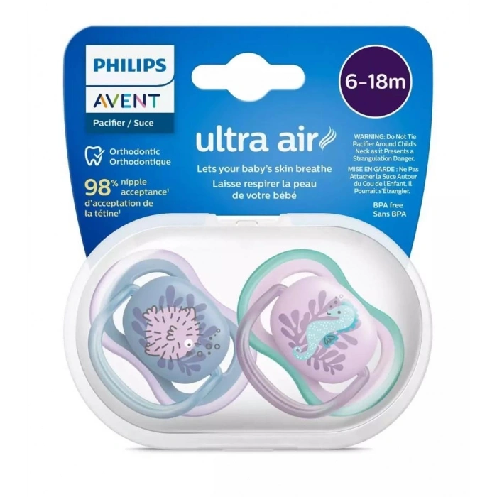 Mey İthalat®   Ultra Air Emzik 6-18 Ay Kız