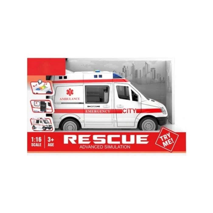 Mey İthalat® WY590E IŞIKLI SESLİ AMBULANS -PSF