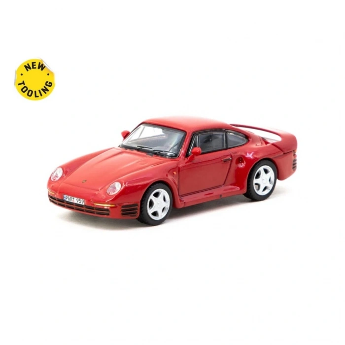 Mey İthalat® X iXO Models 1/64 Porsche 959 Red
