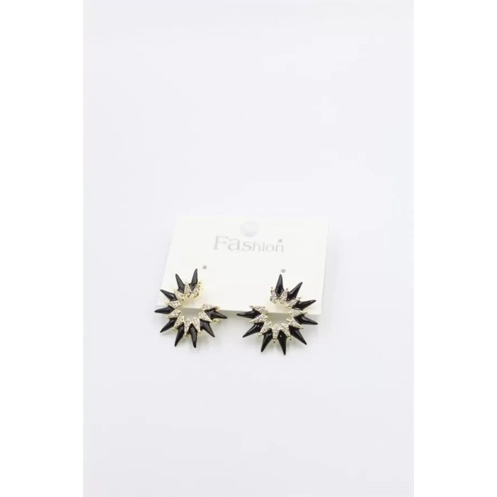 Mineli Küpe - Siyah