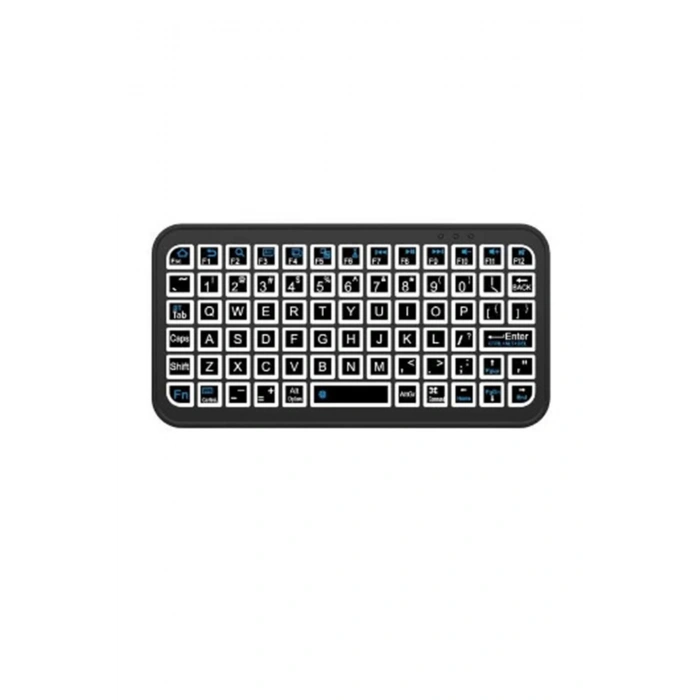 Mini Klavye Smarttv Işıklı Bluetooth Kablosuz Televizyon Ps3 Dizüstü Tabletler Ve Telefonlar İçin