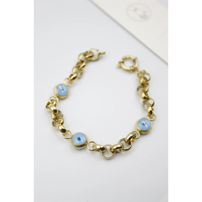 Nazar Boncuk Bileklik - Altın