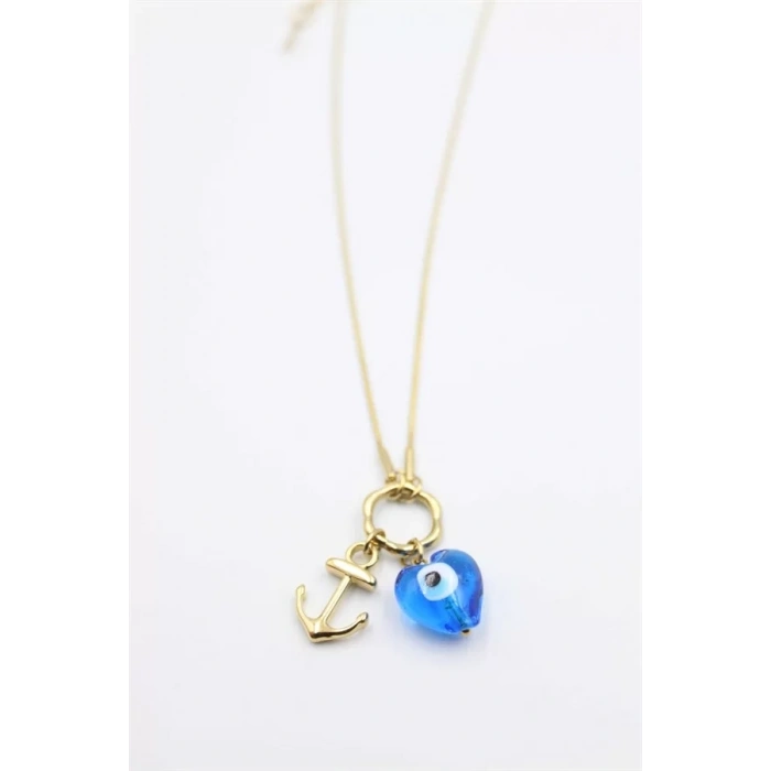 Nazar Çapa Kolye - Altın