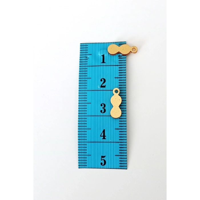 Oya Abiye Bileklik Kolye Pleksi Metalik Plastik Pul Altın Renk 8 gram 100 adet - BNC492