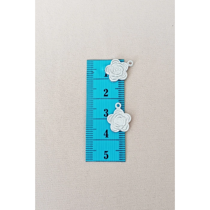 Oya Abiye Bileklik Kolye Pleksi Metalik Plastik Pul Gümüş Renk 24 gram 120 adet - BNC584