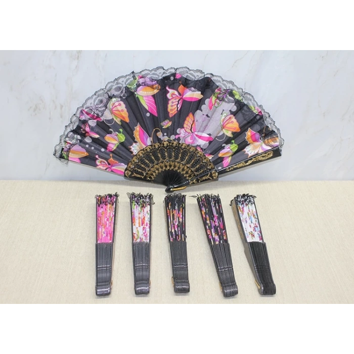 Plastik Renkli Yelpaze Alk3572