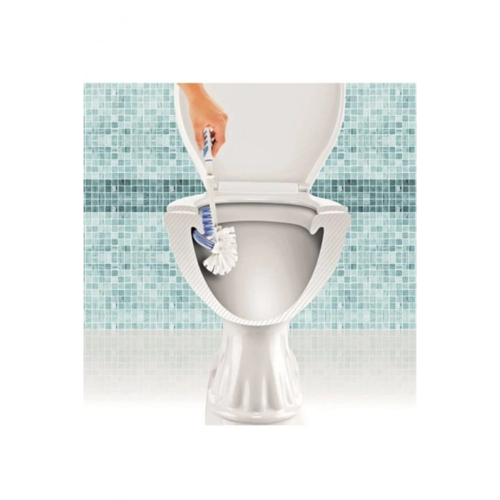 Plastik Softon Klozet Fırça Takımı Royaleks-Tp-336