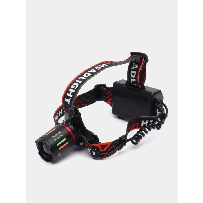 Ps-2910 Şarjlı Profesyonel Zoomlu Kamp Avcı Balıkçı Kafa Lambası Feneri