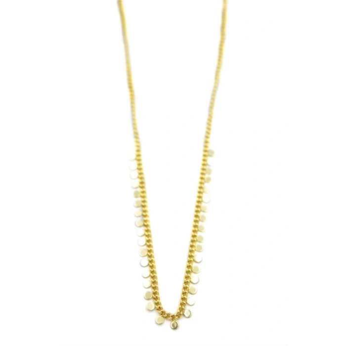 Pul Sallantılı Kolye - Altın