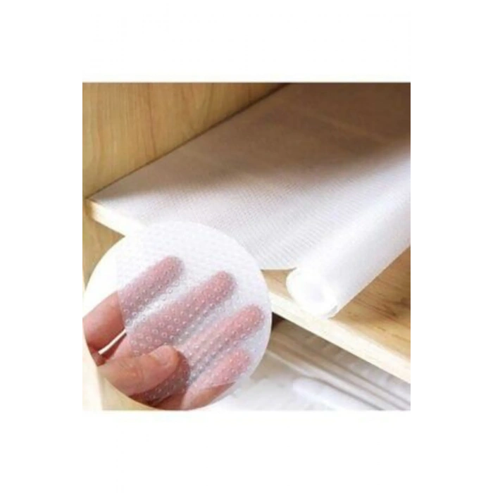 Sermat Sılver Eva Shelf Liner Şeffaf Kaydırmaz Raf Dolap Ve Çekmece Örtüsü 45 Cm X 10 Metre Royaleks-RF50