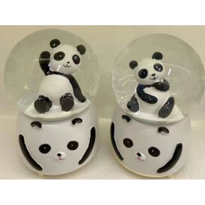 Siyah-beyaz Panda Kar Küresi Büyük Boy