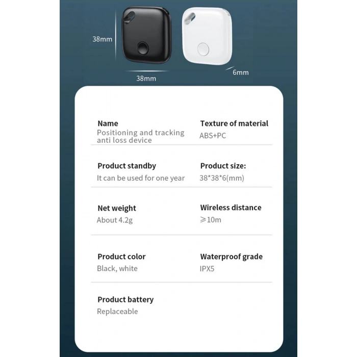Smart Tag Airtag Akıllı Takip Cihazı Apple My Find Uyumlu Beyaz