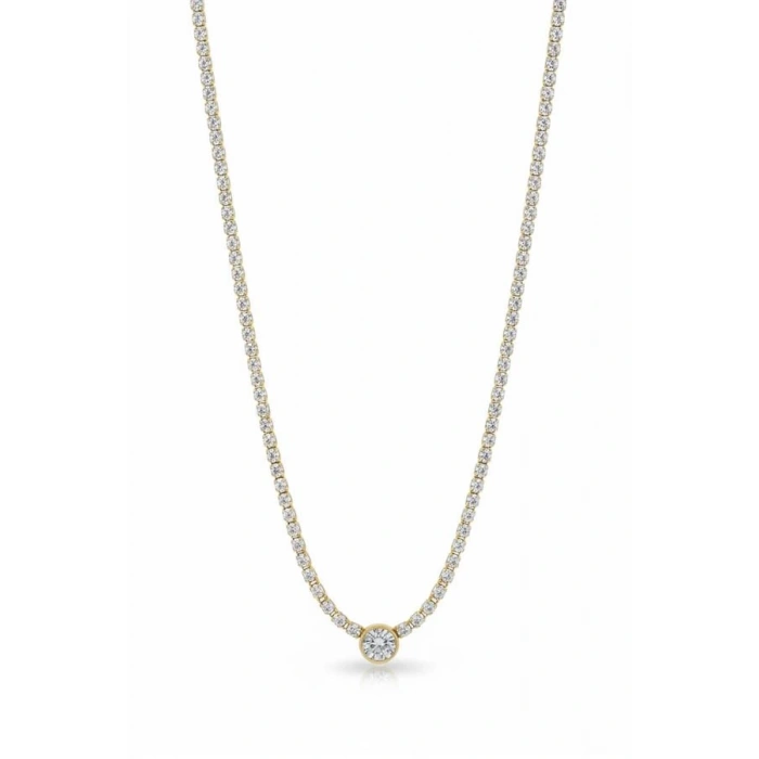 Su Yolu Kolye - Altın