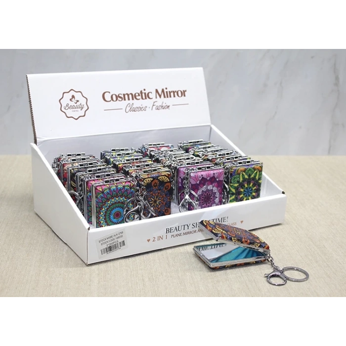 Taşlı El Aynası Anahtarlık Alk3768