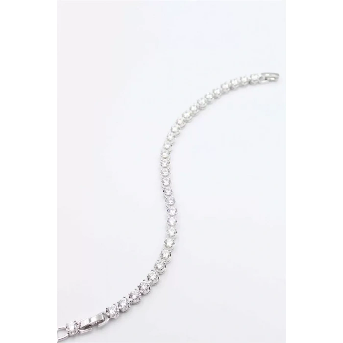 Taşlı Xuping Bileklik - Gümüş