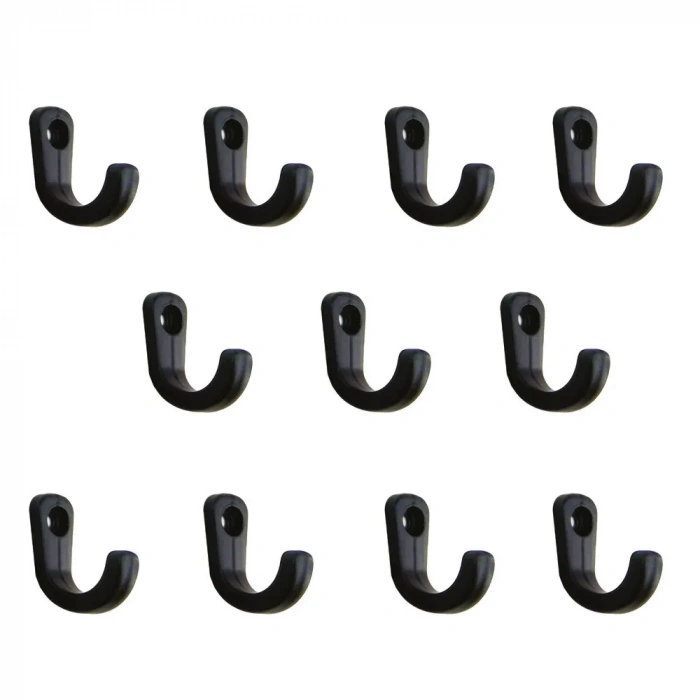 Tekli Bijuteri, Dekor Askısı - Siyah, 100 Adet, 10x18x22 Mm