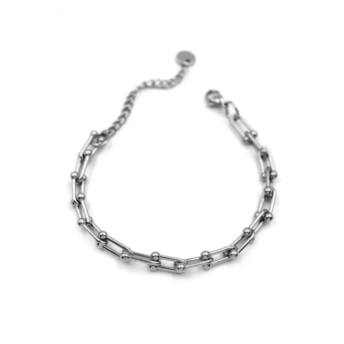 Tf Zincir Bileklik - Gümüş