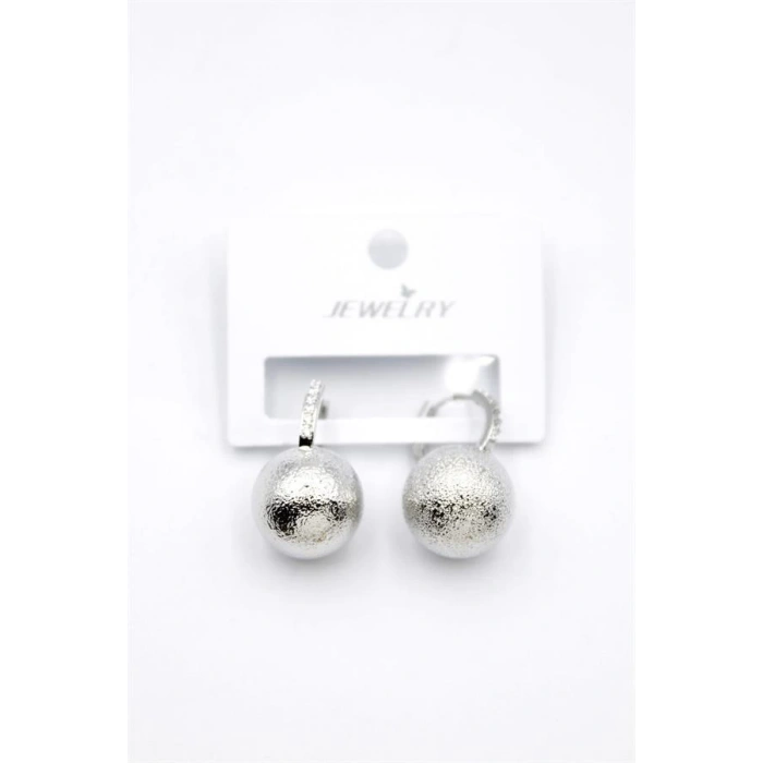 Top Küpe - Gümüş