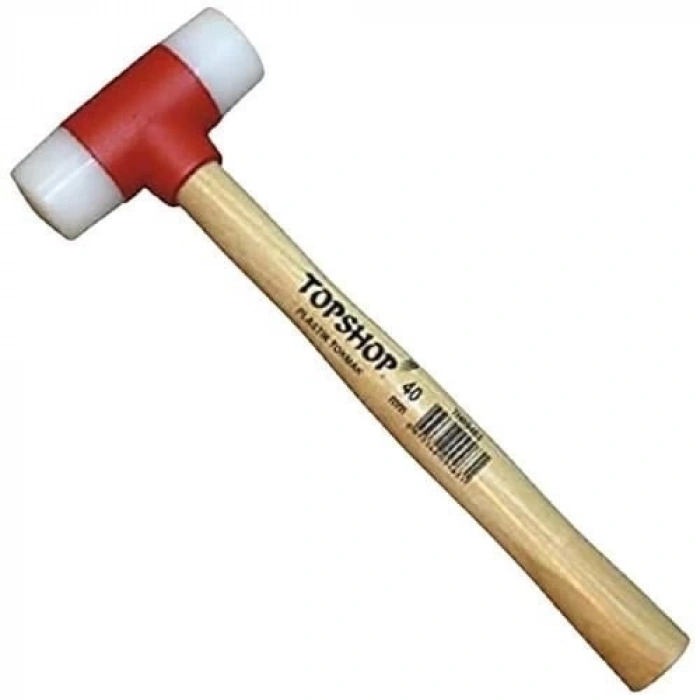 Topshop 09465 Ağaç Saplı Plastik Tokmak 50 mm