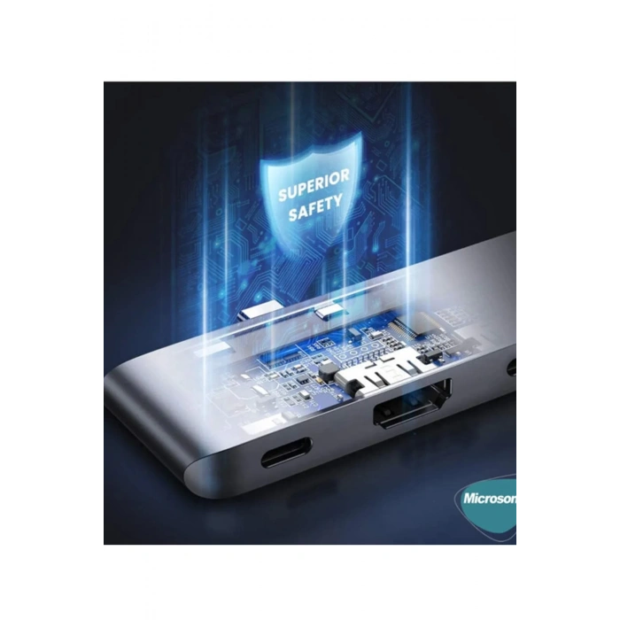 Type-c To Hdtv Multifunction Adapter 8 Port Kablo