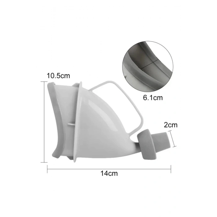 Unisex Taşınabilir Hijjenik Seyahat Tuvalet Aparatı Seyahat Tuvalet Hunisi