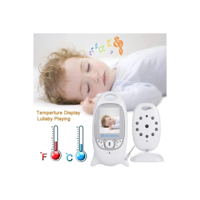 Vb-601 Kameralı Bebek Monitörü Net Görüntü Gece Görüşlü