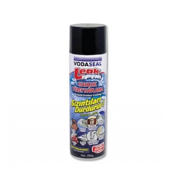 Vodaseal Leak Fix Kauçuk İzolasyon Spreyi 396 gr Siyah