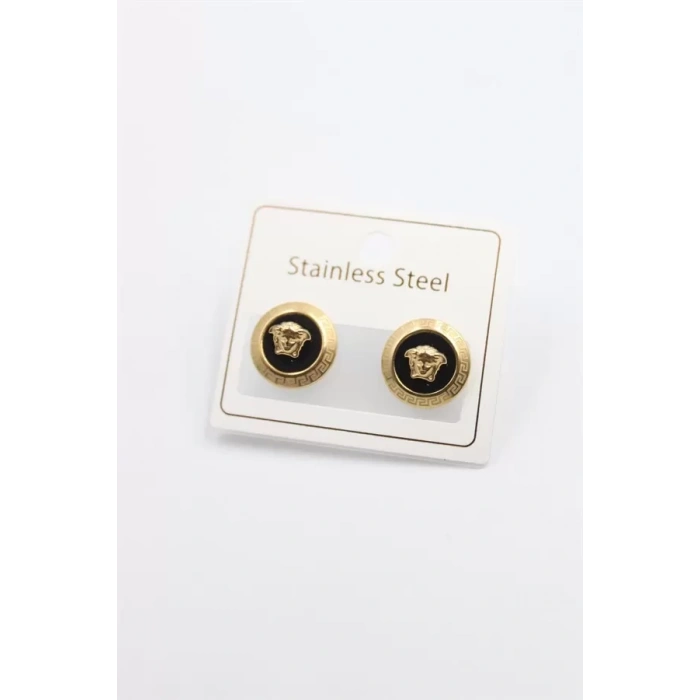 Vs Çelik Küpe - Siyah