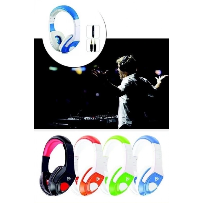 Vykon MQ4440mm Sürücülü Mikrofonlu Bilgisayar Kulaklığı Jak Girişli