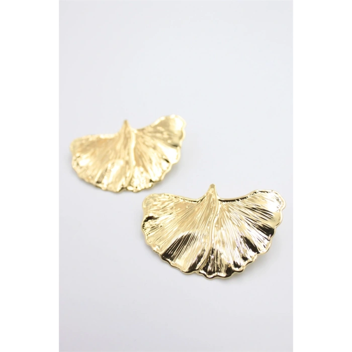 Yaprak Küpe - Altın