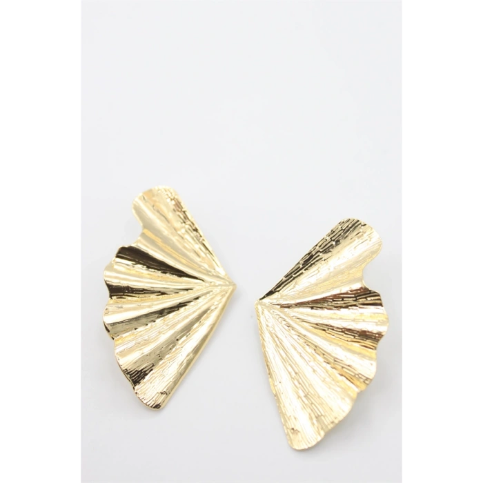 Yaprak Küpe - Altın