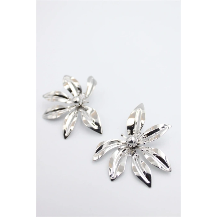 Yaprak Küpe - Gümüş